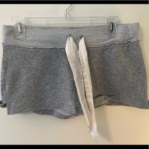 Pajama Shorts with Silk Bow